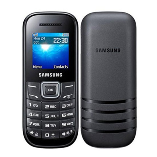 TELEMÓVEL SAMSUNG E1205Y GT-E1205Y SINGLE SIM 1,52" PRETO